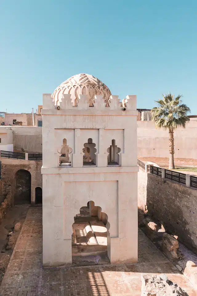 koubba almoraviden marrakesch ansicht