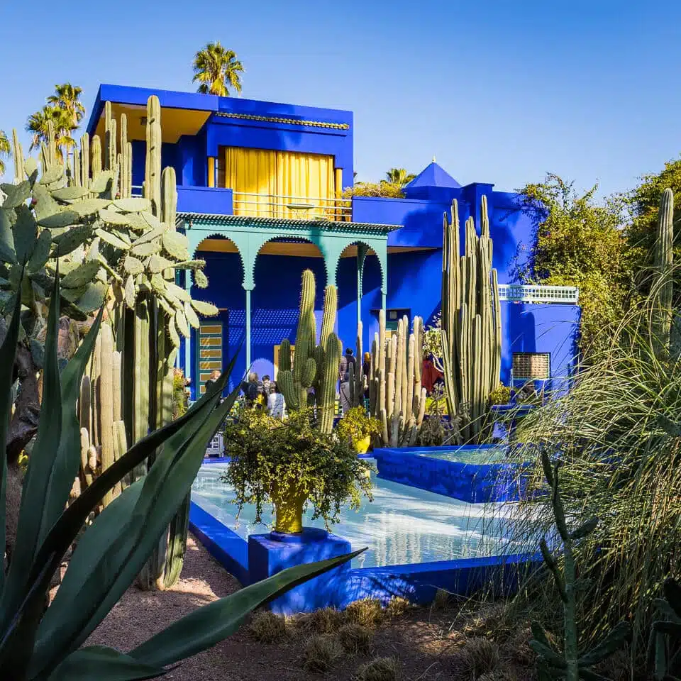 Le top 10 : les sites historiques de Marrakech : le Jardin Majorelle.