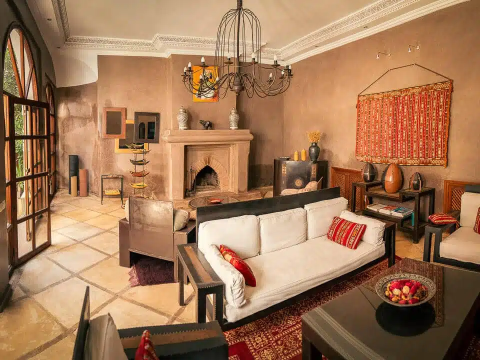 Riad Selouane in Marrakesch - das Wohnzimmer